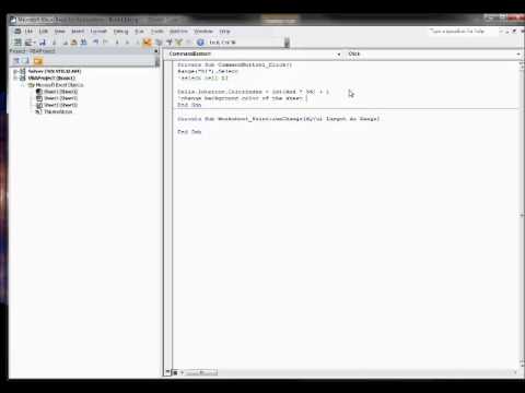Intro to Programming with VBA - Week 1