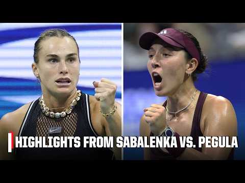 Semifinal: No. 1 Aryna Sabalenka vs. No. 3 Jessica Pegula | Full Match Highlights | 2026 US Open