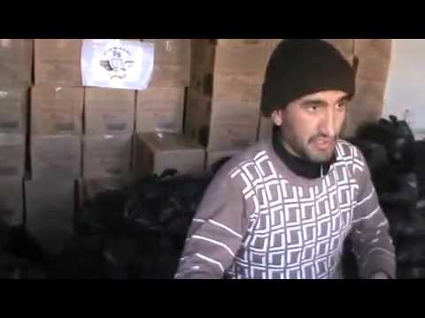 توزيع المعونات الإغاثية في عندان في محافظة حلب