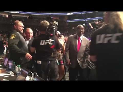 Ronda Rousey Walks Out Of Octagon After Amanda Nunes Knockout UFC 207