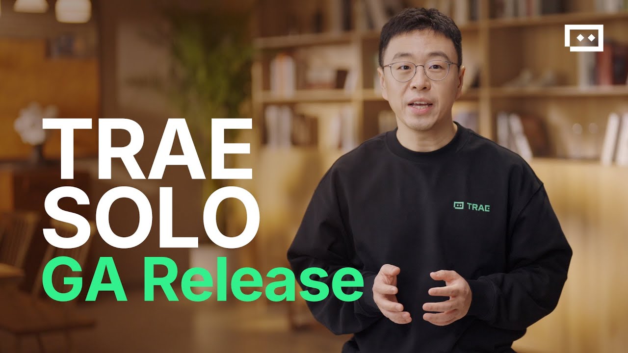 Introducing TRAE SOLO GA Release video thumbnail