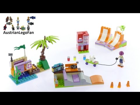 Vidéo LEGO Friends 41099 : Le skatepark