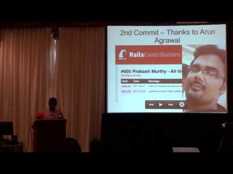 Ruby Conf 2011 Local Community Building by Prakash Murthy