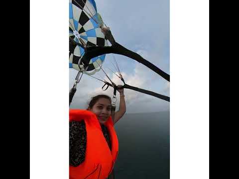 Parasailing at port blair #andamanislands #portblair #parasailing #ramjisowji