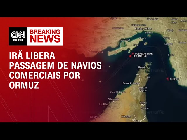 Irã libera passagem de navios comerciais pelo Estreito de Ormuz | LIVE CNN