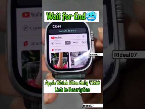 YouTube in 4G Android Smartwatch 2024 💀⚡ #smartwatch #shorts #androidsmartwatch #watch