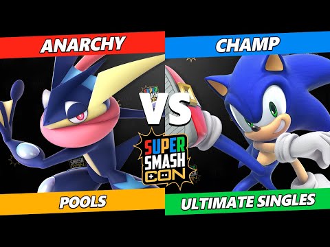 SSC 2023 - Anarchy (Greninja) Vs. Champ (Sonic) Smash Ultimate Tournament