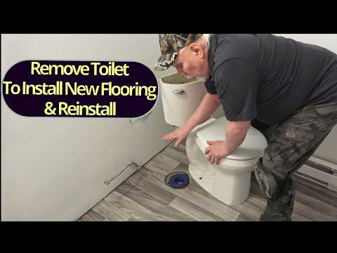 How To Remove Toilet To Install New Flooring & Reinstall (in-depth detail)