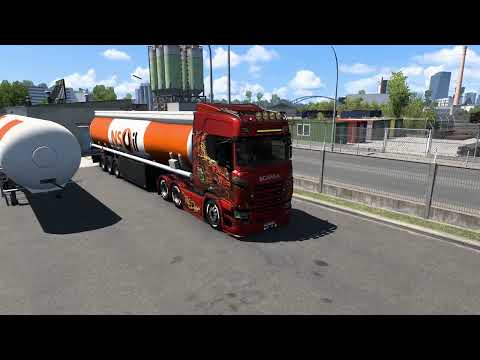 Frankfurt to Verona trip on scania s -Euro Truck simulator 2 V 1.50 | gameplay | HD