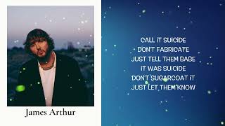 James Arthur - Suicide (Lyrics)