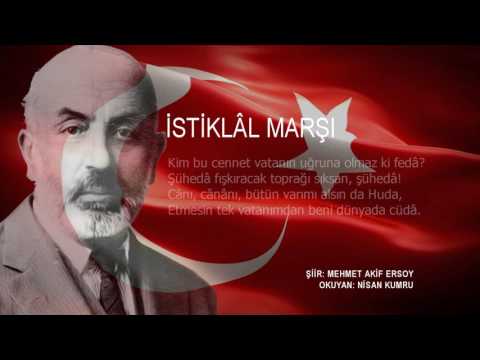İSTİKLAL MARŞI (ŞİİR) | MEHMET AKİF ERSOY (Okuyan: Nisan Kumru)
