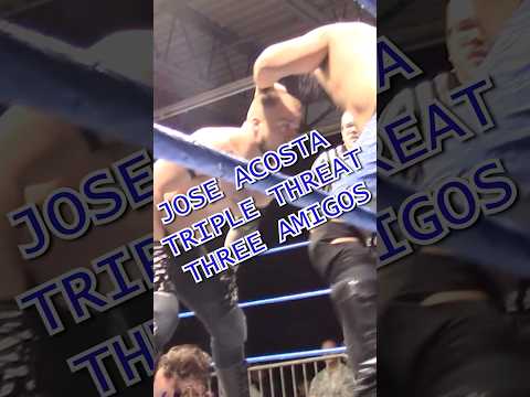 Jose Acosta calls on his Three #Amigos in the Triple Threat Match in #rockfordillinois! #wrestling