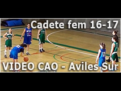 Cadete femenino 16-17 CAO vs Avilés Sur