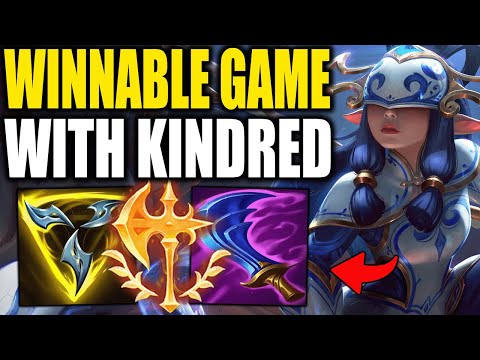 Every Game Is Winnable With This Kindred build! (Come Back From Behind)