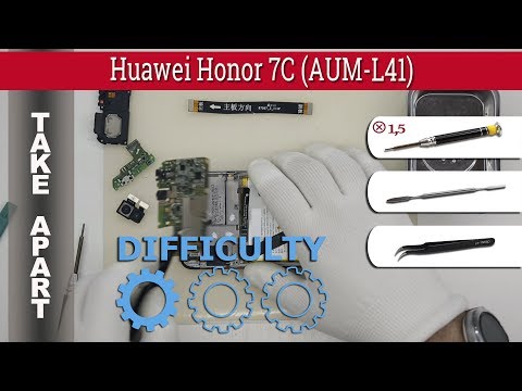 Wie kann man 📱 Huawei Honor 7C (AUM-L41) zerlegen