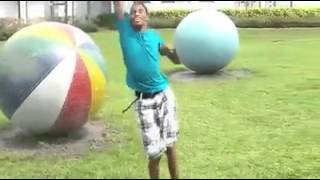 Guy dancing and singing to Starships