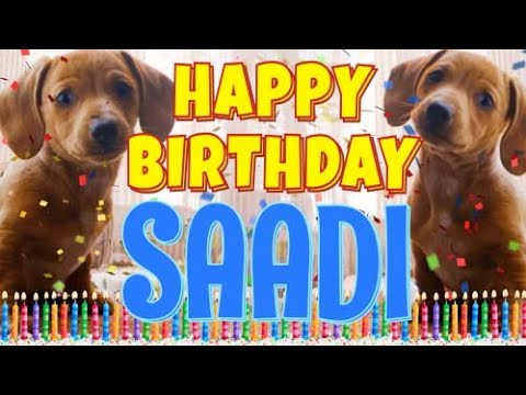 Happy Birthday Saadi! ( Funny Talking Dogs ) What Is Free On My Birthday