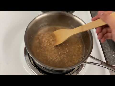 Apicius #1: Apothermum: Porridge/pilaf of emmer wheat and nuts