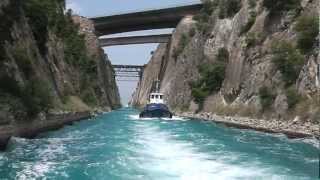 preview picture of video 'Corinth Canal Transit May 11th 2012'