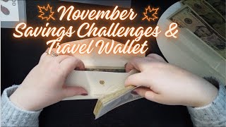 November Cash Stuffing No. 2 | $200 | Bonus Vacation Wallet Cash Stuffing