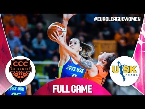 CCC Polkowice v ZVVZ USK Praha - Full Game - EuroLeague Women 2018-19