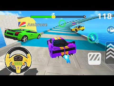 Impossible Crazy Cars Mega Ramp Car Stunts Racing Driver Master Simulator Games Android Gameplay P98