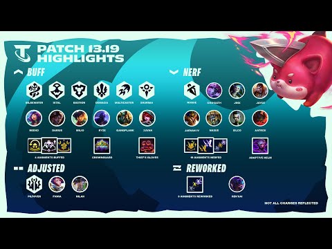 TFT - 9.5 - Patch Notes 13.19 A and B