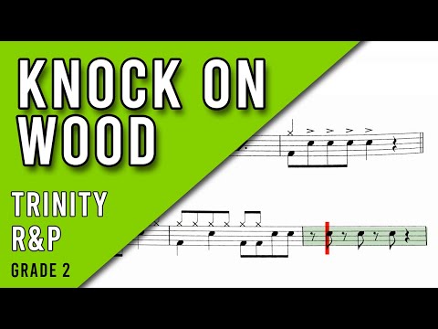 Knock on Wood (Drum Sheet Music) - Trinity R&P - Grade 2