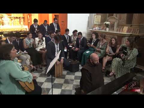 Acto oración de jóvenes cofrades junto a la Santísima Virgen del Carmen | 4K | 2022