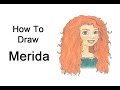 How to Draw Merida from Brave 