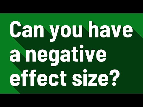 Can Cohens D Be Negative