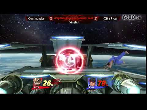 SmashaPalooza 26: Winners Semis - Commander (Cloud, Fox) vs Snax (Ryu)