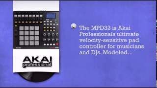 Akai Professional MPD32 MIDI/USB Software Control Surface - What