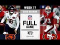 Sunday Night Showdown Chicago Bears Vs San Francisco 49ers FULL GAME NFL 2025 Season Week 17