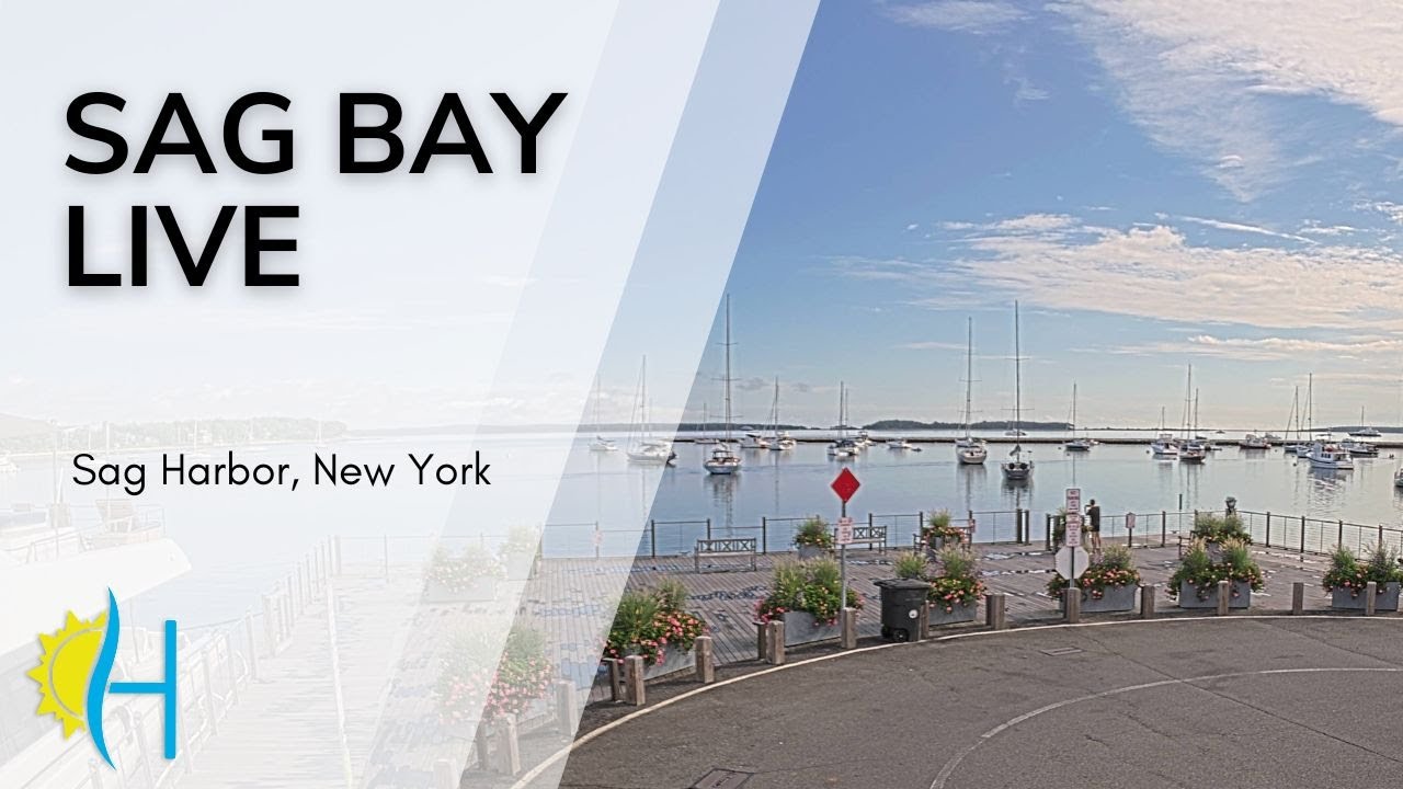 Live webcam view of Sag Harbor Bay Marina & Wharf