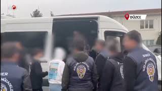 Düzce Dahil 17 İlde 189 Şüpheli Yakalandı