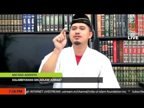 Kalabbiyahan sin Adlaw Jumaat - Sheikh Hayder Buddin (Tausug)