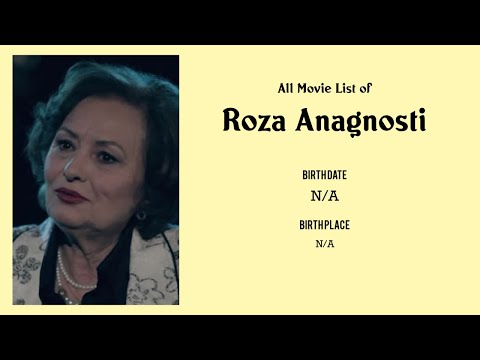Roza Anagnosti Movies list Roza Anagnosti| Filmography of Roza Anagnosti