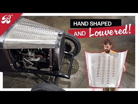 Hand Shaping a Simple Aluminium Hood | Cardboard Template Technique - Hot Rod Build!