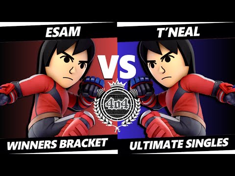 4o4 Smash Night 83 - Panda| ESAM (Pikachu, Mii Brawler) vs Kuma| T'Neal (Mii Brawler) - Winners R2