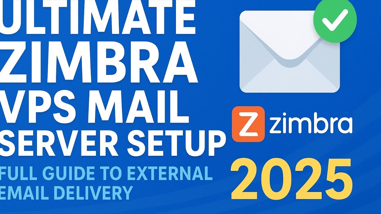 I Built a Zimbra Mail Server That Sends to Gmail — Full VPS Setup (SPF, DKIM, DMARC, SSL)