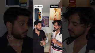 Download lagu SMOOTH WHISKEY Challenge: Blue Label vs. Royal Stag 😂 mp3