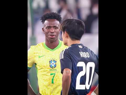 久保の親友のヴィニシウス#サッカー #久保建英 #ヴィニシウス #日本代表 #サッカー日本代表 #友情