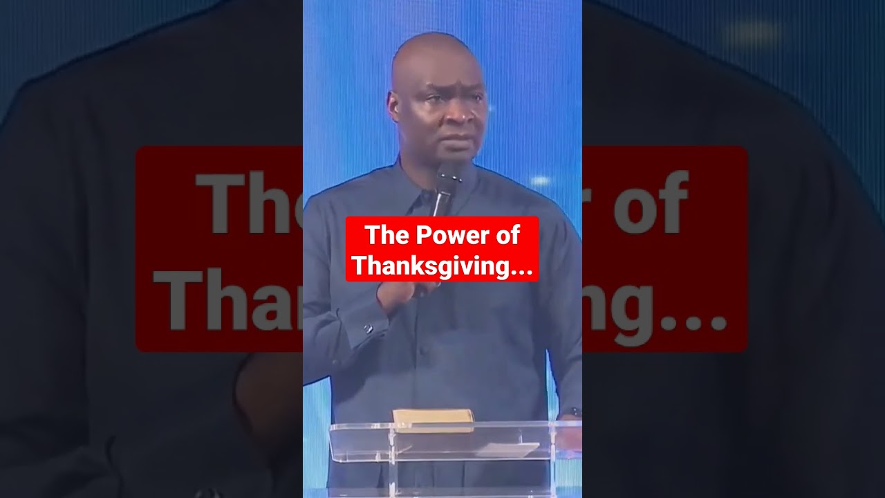 This is the Power of Thanksgiving #apostlejoshuaselman #koinoniaglobal #koinonia