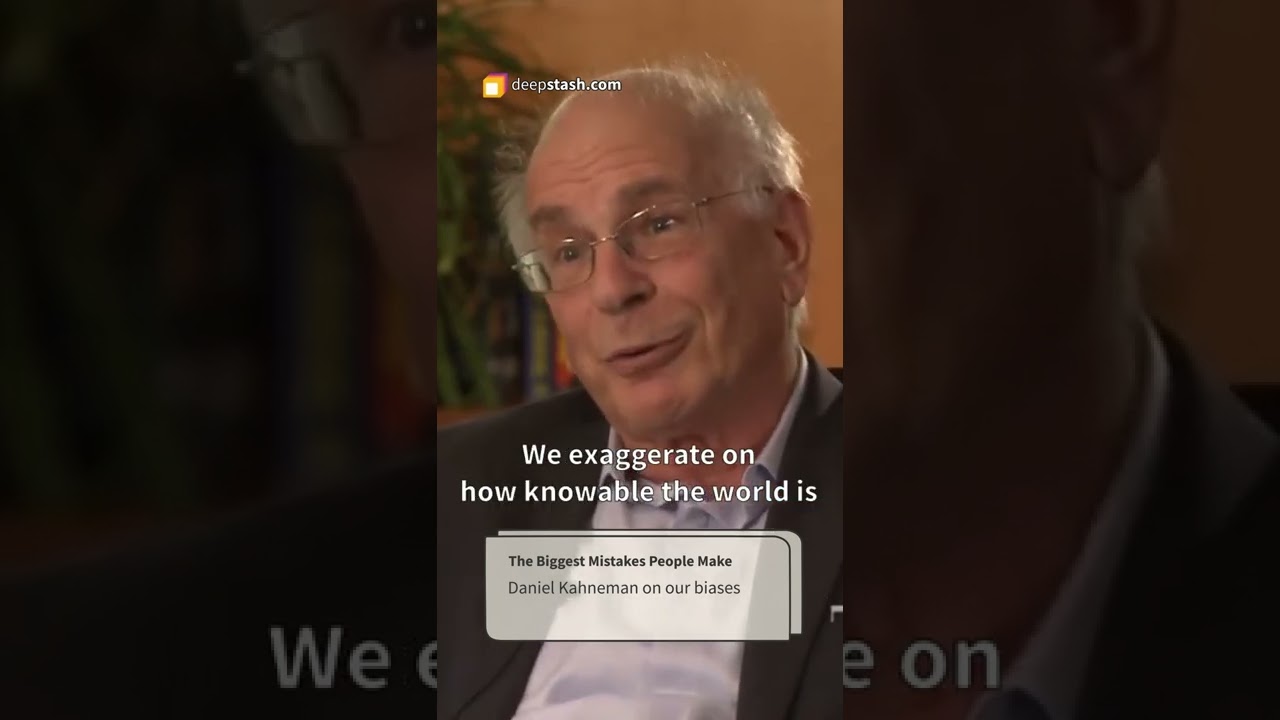 Daniel Kahneman - The biggest mistakes people make #shorts