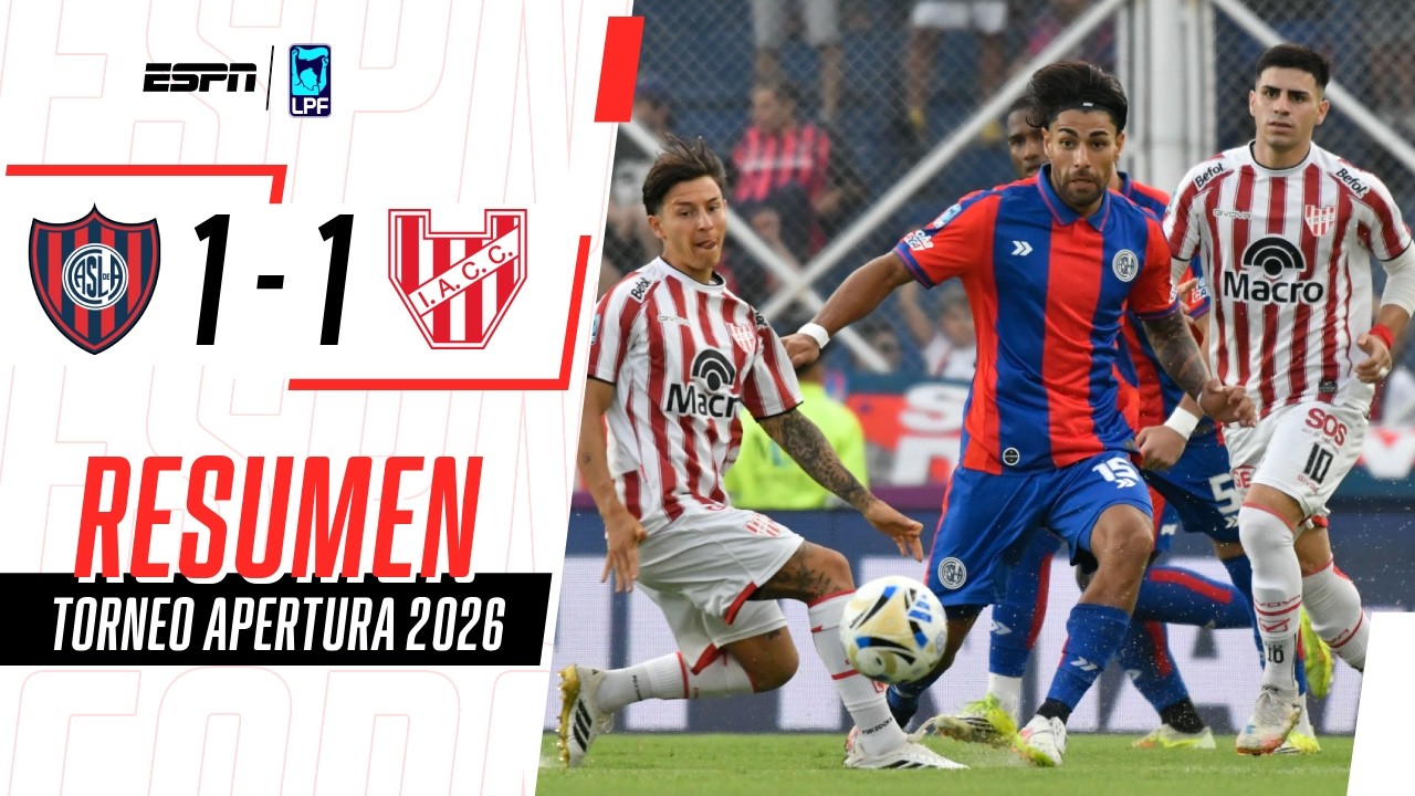 VIETTO RESCATÓ UN EMPATE AGÓNICO PARA EL CICLÓN ANTE LA GLORIA | San Lorenzo 1-1 Instituto | RESUMEN