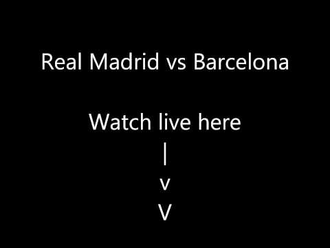 Real Madrid vs Barcelona live stream link down