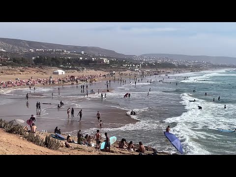 Taghazout Surf Paradise in November 🏄 Moroccan Atlantic Ocean 🌊