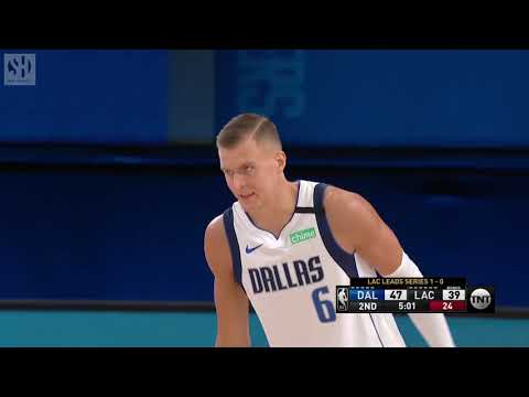 Kristaps Porzingis Full Play | Mavericks vs Clippers 2019-20 Playoffs Game 2 | Smart Highlights
