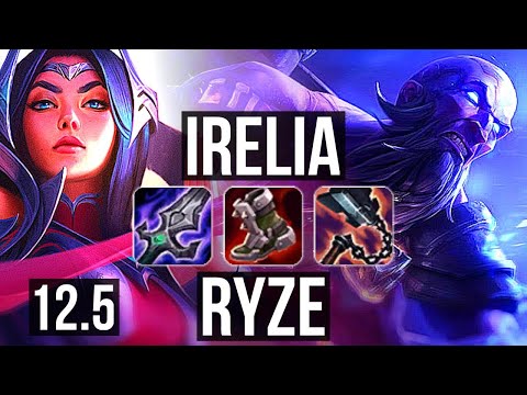 IRELIA vs RYZE (MID) | 7 solo kills, 67% winrate | BR Master | 12.5
